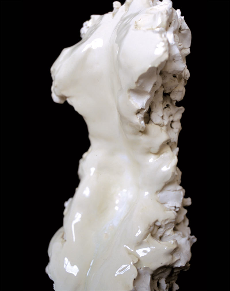 Torso, 2006, Ceramic, H.14 in.  /  35.5 cm [#SS06SC009]