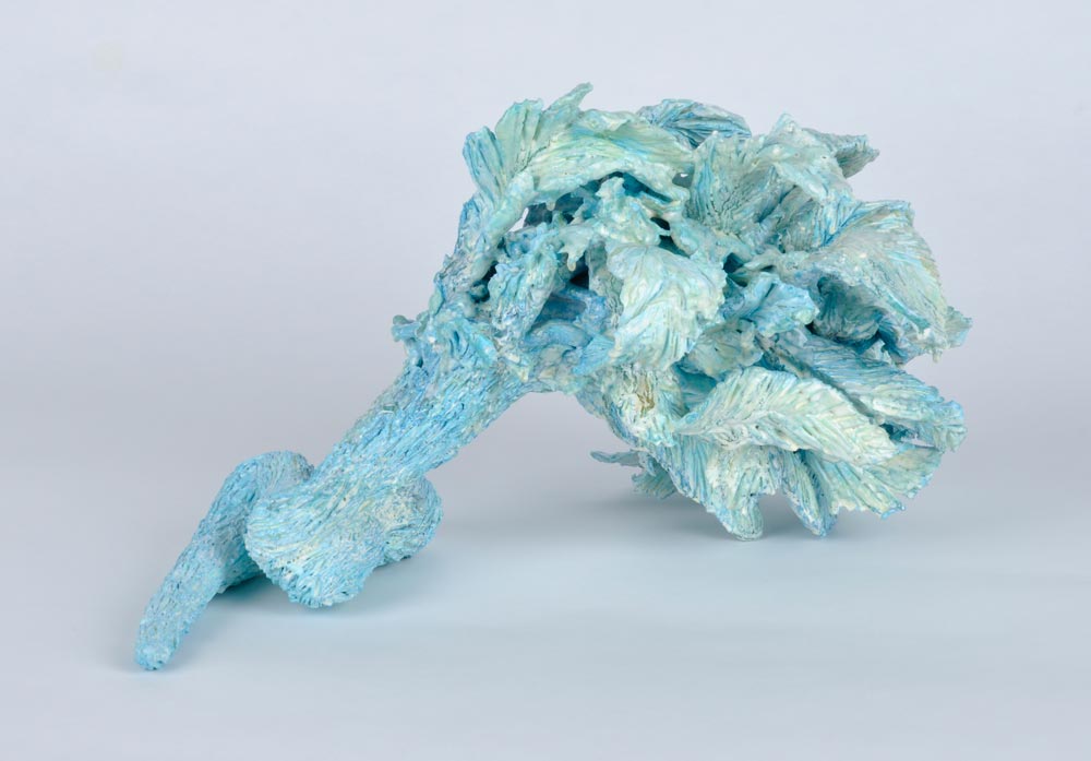 Dancer, 2013, Epoxy Adhesives and Oil on Clay, 8.1 x 17.1 x 7.9 in.  /  20.5 x 43.5 x 20 cm [#SS13SC006]